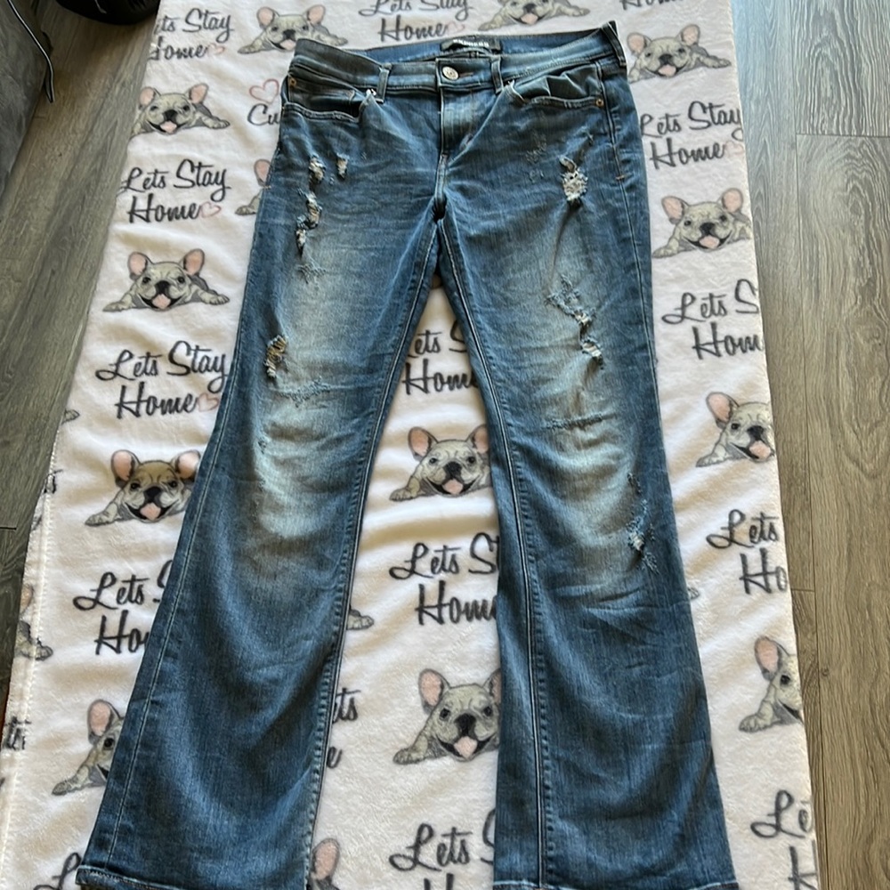 Express jeans no rips no stains. 8 short